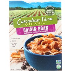 CASCADIAN FARM: Raisin Bran Cereal, 12 oz