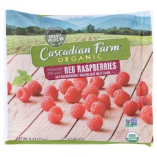 CASCADIAN FARM: Organic Frozen Red Raspberries, 8 oz