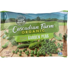 CASCADIAN FARM: Garden Peas, 16 oz