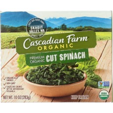 CASCADIAN FARM: Cut Spinach, 10 oz