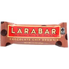 LARABAR: Chocolate Chip Brownie Fruit & Nut Bar, 1.6 oz