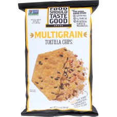FOOD SHOULD TASTE GOOD: Natural Tortilla Chips Multigrain, 5.5 oz