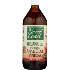 NORTH COAST: Vinegar Apple Cider Organic, 32 fo
