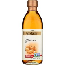 SPECTRUM NATURALS: Peanut Oil Unrefined, 16 oz