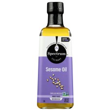 SPECTRUM NATURALS: Sesame Oil Unrefined, 16 oz