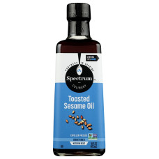 SPECTRUM NATURALS: Toasted Sesame Oil Unrefined, 16 oz