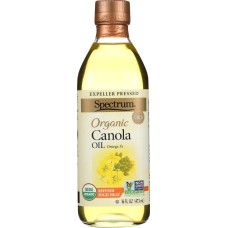 SPECTRUM NATURALS: Organic Canola Oil Refined, 16 oz