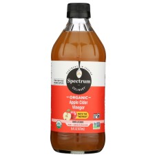 SPECTRUM NATURALS: Vinegar Apple Cider Unfiltered, 16 oz