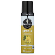SPECTRUM NATURALS: Canola Oil Non Stick Cooking Spray, 16 oz