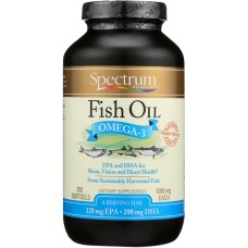 SPECTRUM ESSENTIAL: Fish Oil Omega-3 1000 mg, 250 Softgels