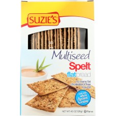 SUZIES: Spelt Multiseed Flatbread, 4.5 oz