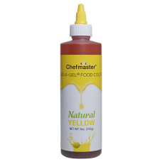 CHEFMASTER: Natural Yellow Liqua-Gel Food Coloring, 9 oz CHEFMASTER: Natural Yellow Liqua-Gel Food Coloring, 9 oz