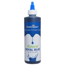 CHEFMASTER: Natural Royal Blue Liqua-Gel Food Coloring, 7 oz CHEFMASTER: Natural Royal Blue Liqua-Gel Food Coloring, 7 oz
