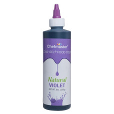 CHEFMASTER: Natural Violet Liqua-Gel Food Coloring, 8 oz CHEFMASTER: Natural Violet Liqua-Gel Food Coloring, 8 oz