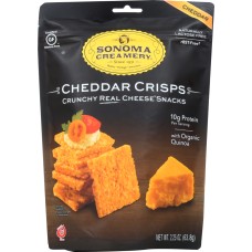 SONOMA CREAMERY: Cheddar Crisps, 2.25 oz