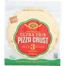 GOLDEN HOME: Ultra Crispy and Ultra Thin Pizza Crust 12-Inch, 14.25 oz