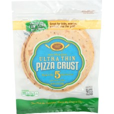 GOLDEN HOME: 100% Whole Grain Ultra Thin Pizza Crust 7-Inch, 8.75 oz