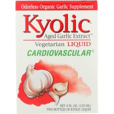 KYOLIC: Aged Garlic Extract Cardiovascular Liquid Vegetarian, 4 oz