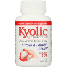 KYOLIC: Aged Garlic Extract Stress and Fatigue Relief Formula 101, 100 Capsules