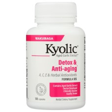 KYOLIC: Aged Garlic Extract Detox and Anti-Aging Formula 105, 100 Capsules
