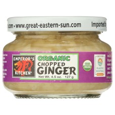 EMPERORS KITCHEN: Ginger Chopped Organic, 4.5 OZ