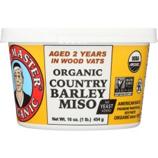 MISO MASTER: Organic Country Barley Miso, 16 oz
