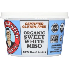 MISO MASTER: Organic Sweet White Miso, 16 oz