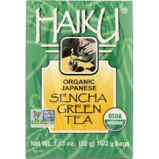 HAIKU: Organic Japanese Sencha Green Tea, 16 bg