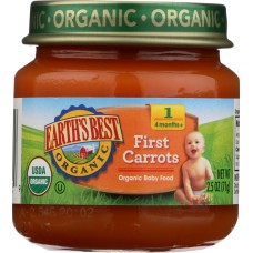 EARTHS BEST: Organic First Carrots, 2.5 oz