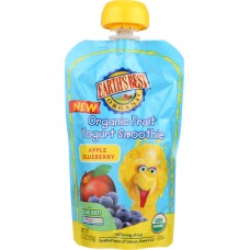 EARTH'S BEST: Organic Fruit Yogurt Smoothie Apple Blueberry, 4.2 oz