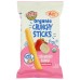 EARTHS BEST: Organic Crunchy Sticks Strawberry Banana, 0.56 oz