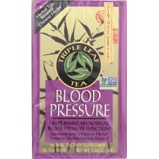 TRIPLE LEAF: Blood Pressure Herbal Tea, 20 Tea Bags