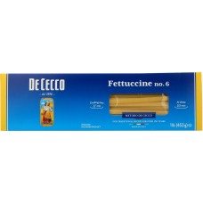 DE CECCO: #6 Fettuccine Pasta, 16 oz
