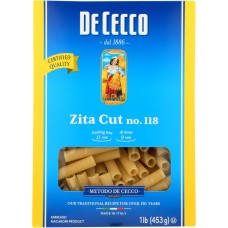 DE CECCO: Zita Cut no. 118 Pasta, 16 oz
