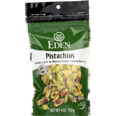 EDEN FOODS: Nut Pistachio Organic, 4 oz