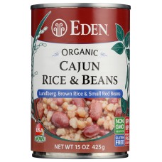 EDEN FOODS: Cajun Rice & Small Red Beans, 15 OZ