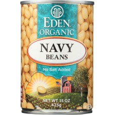 EDEN FOODS: Organic Navy Beans, 15 Oz