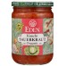 EDEN FOODS: Sauerkraut - Kimchi Organic, 18 OZ