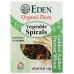 EDEN FOODS: Pasta Veg Spirals Org, 12 oz