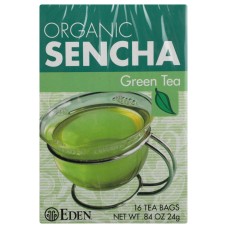EDEN FOODS: Tea Sencha Green Org, 16 bg