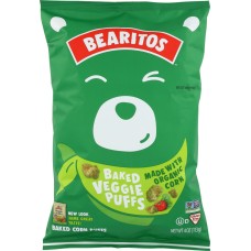 BEARITOS: Snack Puff Veggie Baked, 4 oz