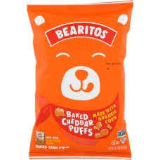 BEARITOS: Baked Cheddar Puffs, 4 oz