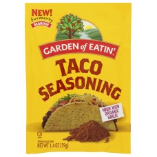 GARDEN OF EATIN: Mix Seasoning Taco, 1.4 OZ