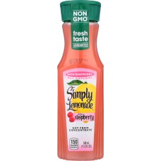 SIMPLY ORANGE: Juice Lemonade Raspberry, 340 ml