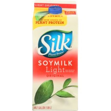 SILK: Soymilk Light Original, 64 oz