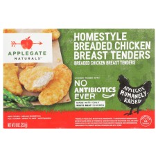 APPLEGATE NATURALS: Homestyle Breaded Chicken Breast Tenders, 8 oz