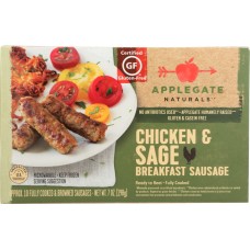 APPLEGATE NATURALS: Chicken and Sage Breakfast Sausage, 7 oz