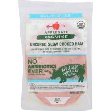 APPLEGATE: Organics Uncured Slow Cooked Ham, 6 oz