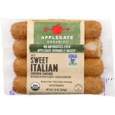 APPLEGATE: Organic Sweet Italian Sausage, 12 oz