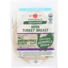 APPLEGATE: Herb Turkey Breast Sliced, 6 oz